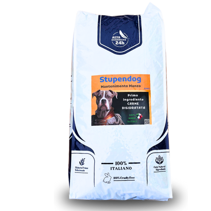 Crocchette Mantenimento Manzo 20kg StupenDog