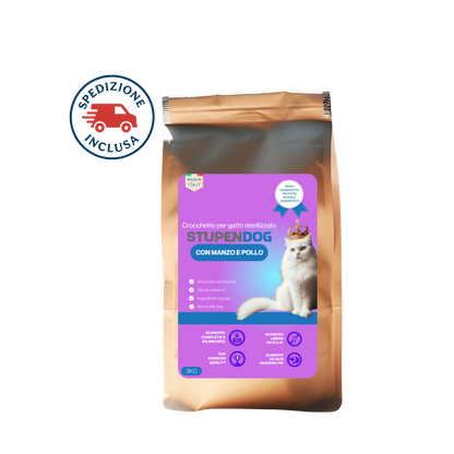 Croccantini 3kg Gatti Sterilizzati  StupenCat