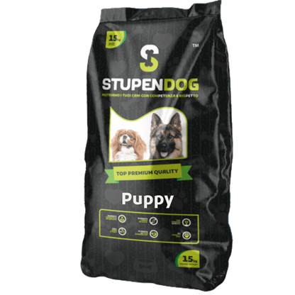 Crocchette Premium Puppy Manzo 15kg StupenDog