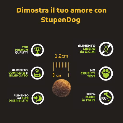 Crocchette Premium Maiale 15kg StupenDog