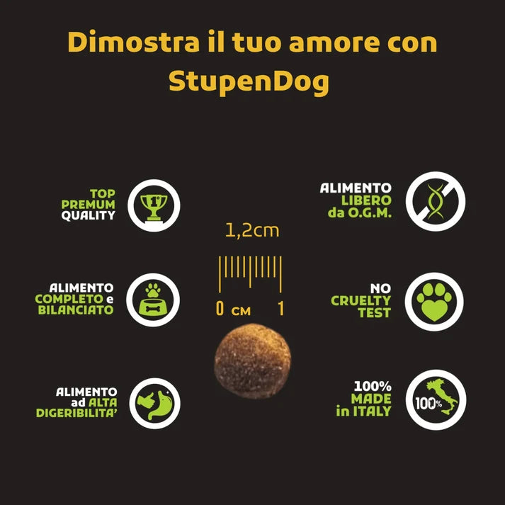 Crocchette super premium monoproteico 15 kg Agnello con patate e piselli