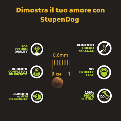 Crocchette Premium Puppy Manzo 15kg StupenDog