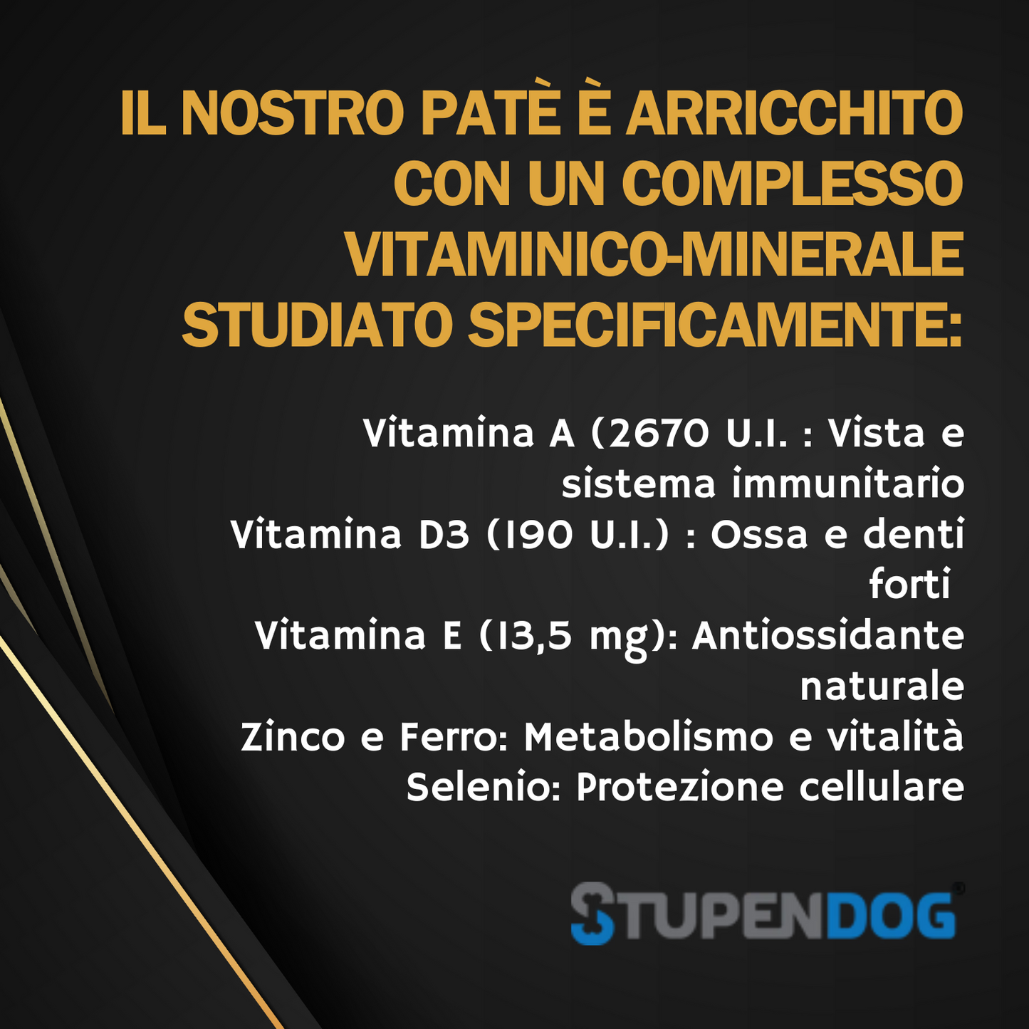 Patè Monoproteico Stupendog Senior Pollo con Orzo e Zucchine 12pz