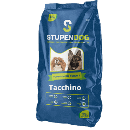 Crocchette Tacchino 15kg StupenDog