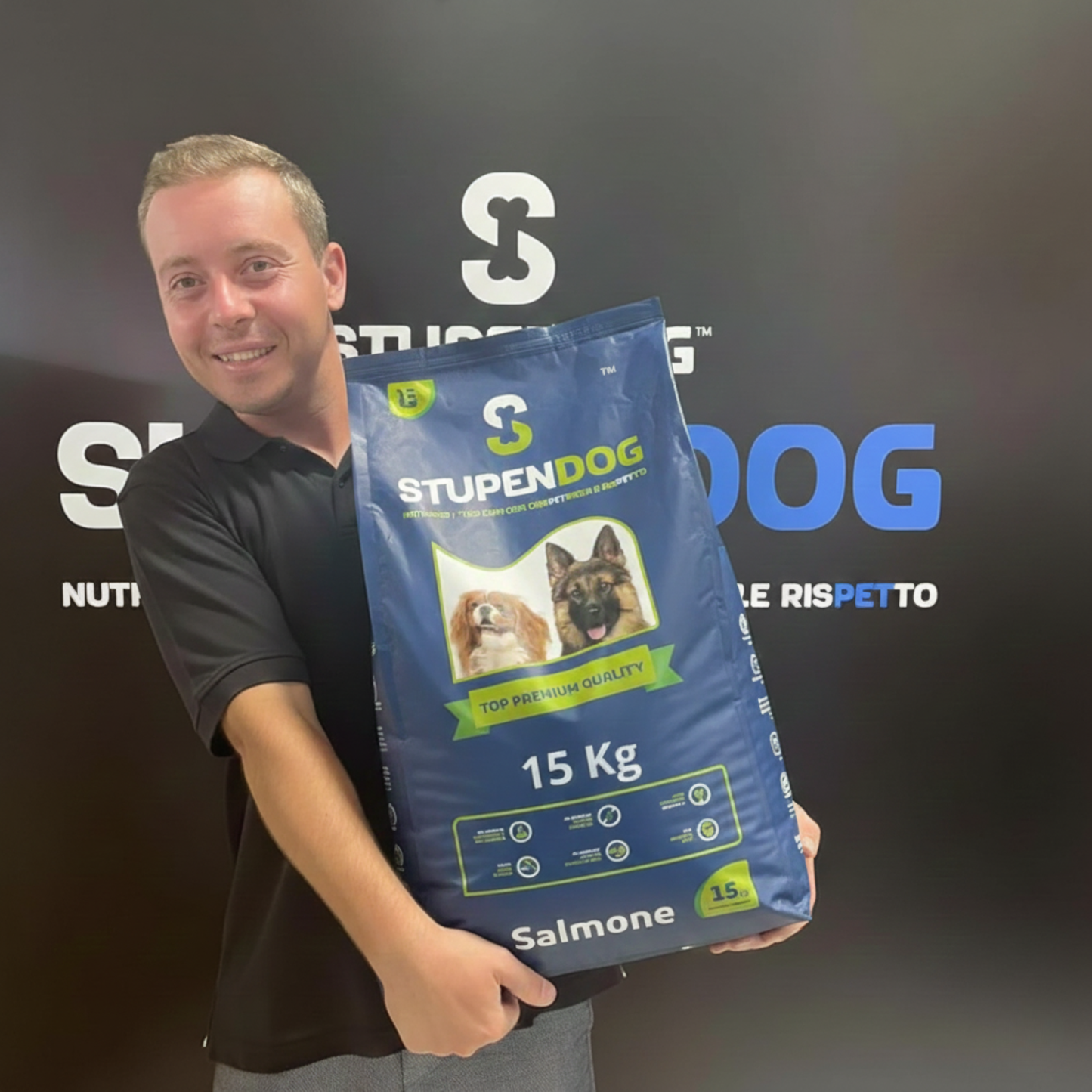 Crocchette Salmone 15 kg StupenDog