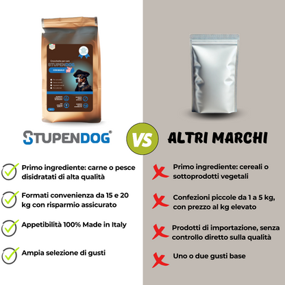 Crocchette 3kg  Premium Maiale StupenDog