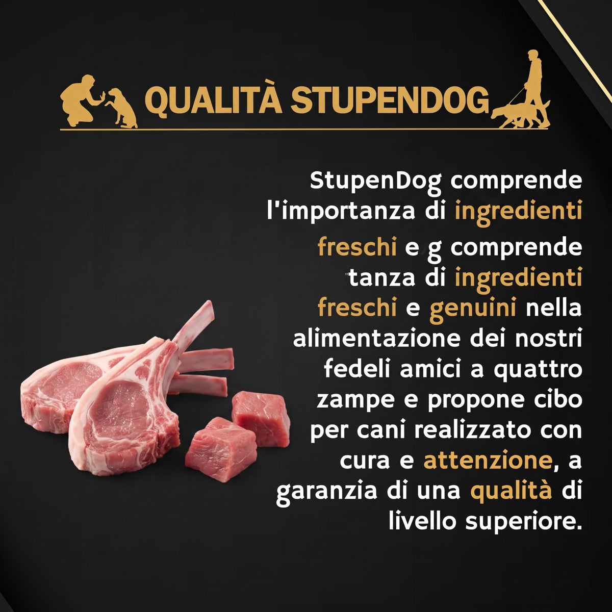 Crocchette super premium monoproteico 15 kg Agnello con patate e piselli
