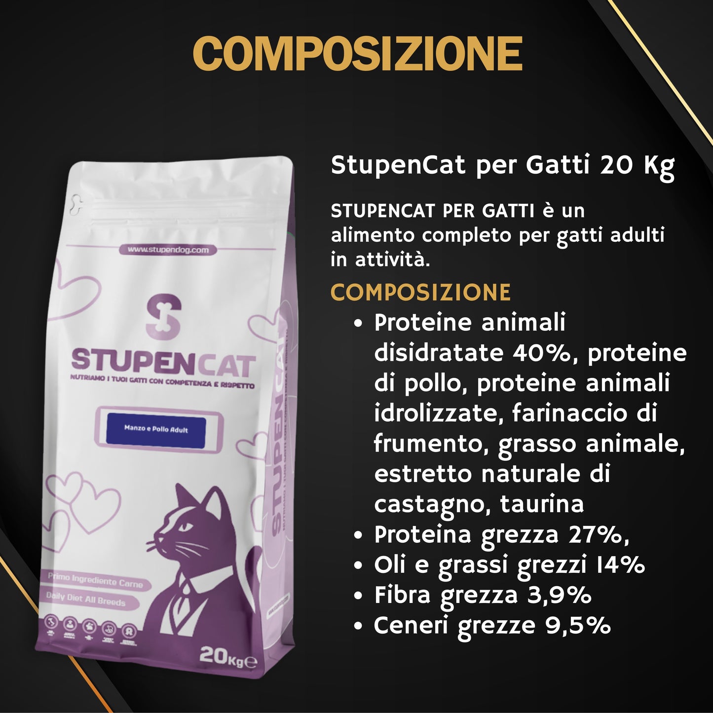 Croccantini Gatti 20kg StupenCat