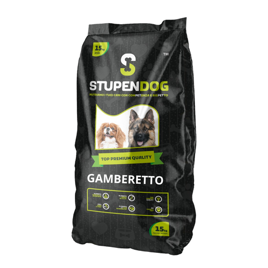 Crocchette Gamberetto 15 kg StupenDog