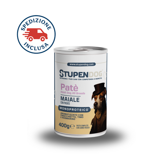 Patè Monoproteico Stupendog Maiale con Patate 12pz