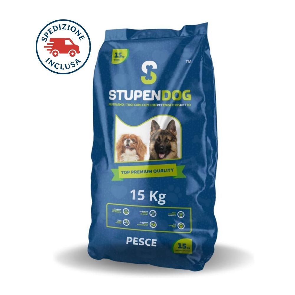 Crocchette Mantenimento Pesce 15kg StupenDog