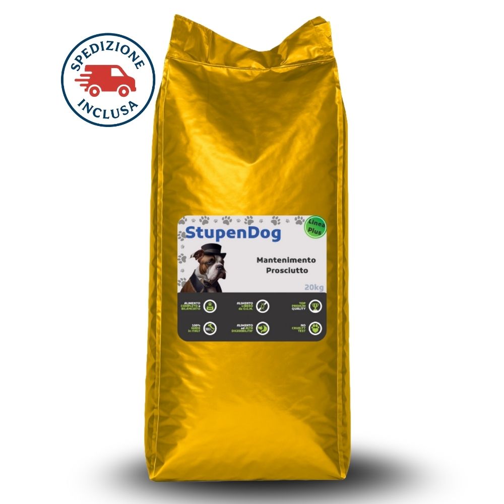 Crocchette Gold Mantenimento Prosciutto 20kg StupenDog